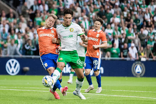 IFK Göteborgs Sebastian Hausner och Hammarbys Deniz Gül