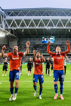 IFK Göteborgs Gustav Svensson, Thomas Santos och Sebastian