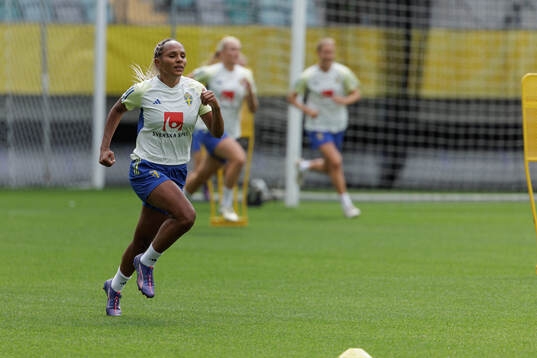 Madelen Janogy of the Swedish women's national football