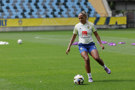 Madelen Janogy of the Swedish women's national football