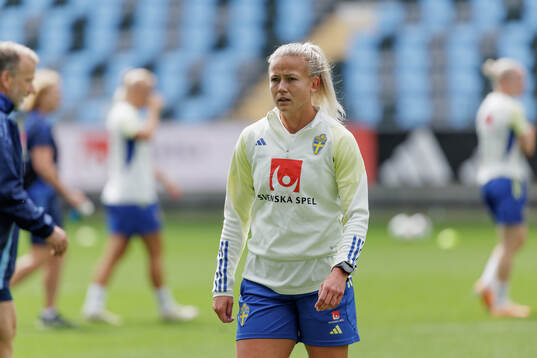Josefine Rybrink of the Swedish women's national football