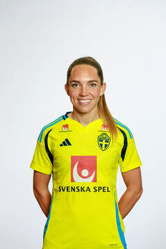 Elin Rubensson of the Swedish women's national football
