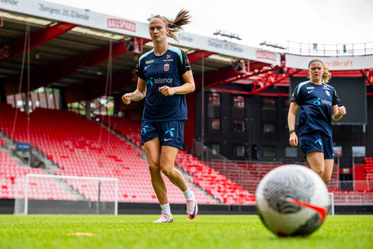 Caroline Graham Hansen of the Norwegian women's national