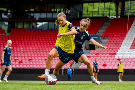Marit Bratberg Lund and Caroline Graham Hansen of the