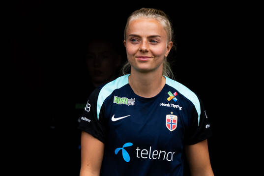 Emilie Woldvik of the Norwegian women's national football
