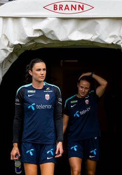 Ingrid Syrstad Engen and Lisa Fjeldstad Naalsund of the