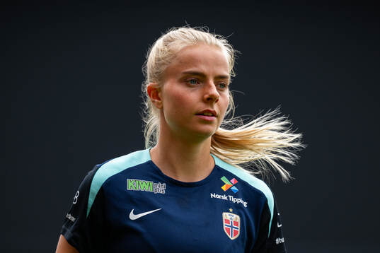 Emilie Woldvik of the Norwegian women's national football