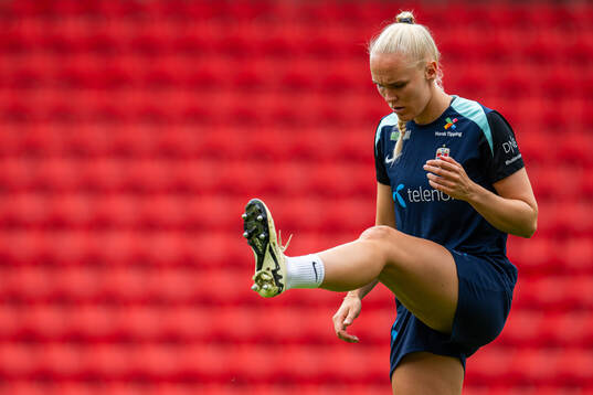 Maria Thorisdottir of the Norwegian women's national