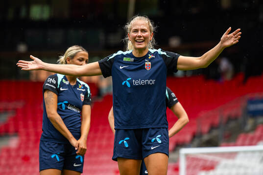 Guro Bergsvand of the Norwegian women's national football