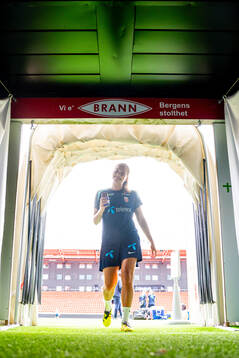 Guro Reiten of the Norwegian women's national football team
