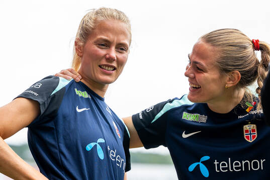 Guro Bergsvand and Marthine Østenstad of the Norwegian