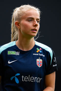 Emilie Woldvik of the Norwegian women's national football