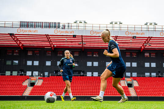 Maria Thorisdottir of the Norwegian women's national