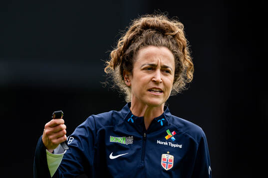 Frankie Hunter, fitness coach of the Norwegian women's