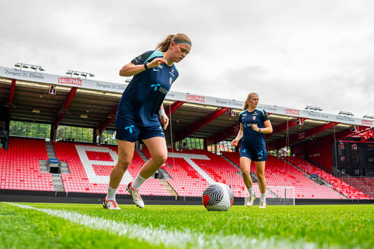 Signe Gaupset of the Norwegian women's national football