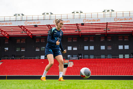 Elisabeth Terland of the Norwegian women's national