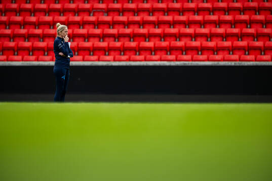 Gemma Grainger, head coach of the Norwegian women's