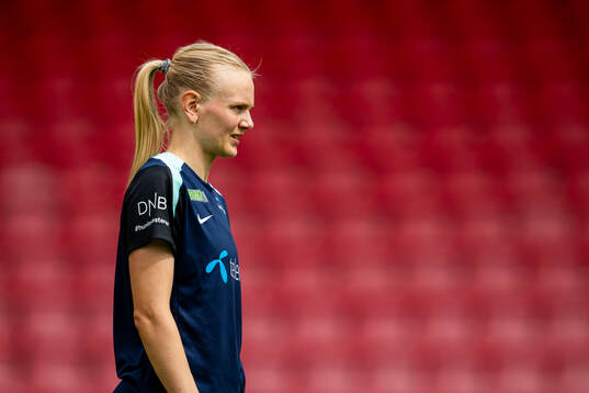 Karina Sævik of the Norwegian women's national football