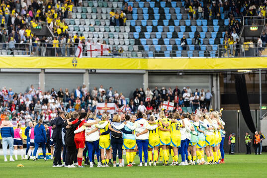 Players of Sweden gather