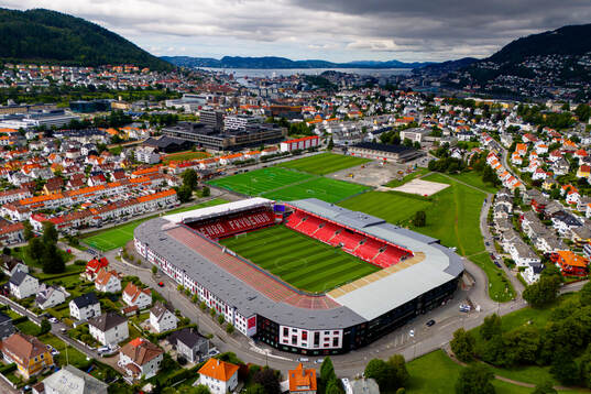 General view of Brann Stadion