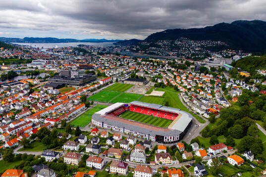 General view of Brann Stadion