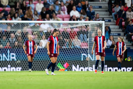 Vilde Bøe Risa of Norway looks dejected