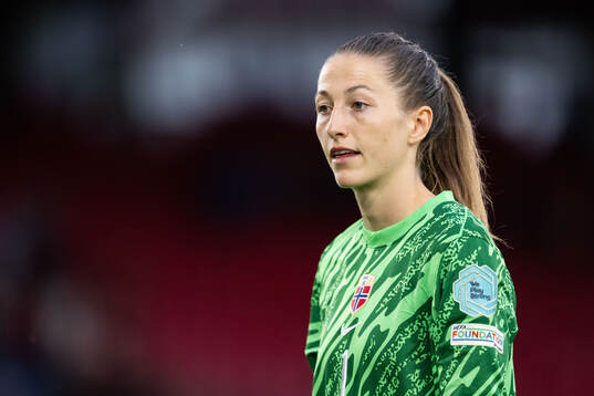 Goalkeeper Cecilie Fiskerstrand of Norway