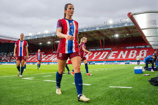 Tuva Hansen of Norway at half-time