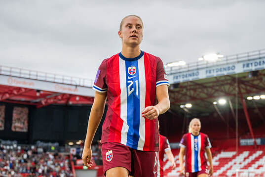 Lisa Naalsund of Norway at half-time