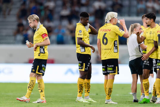 Johan Larsson , Terry Yegbe and Andri Fannar Baldursson of