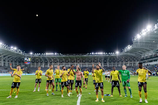 Players of Elfsborg celebrate