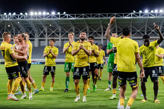 Players of Elfsborg celebrate