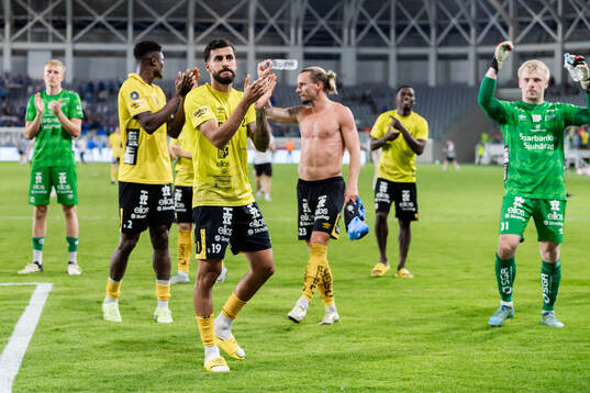 Rami Kaib of Elfsborg celebrates