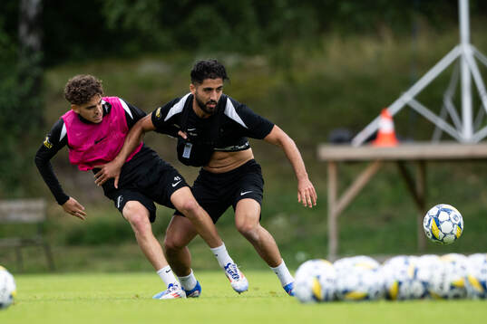 Victor Goncalves Andersson och Ahmad Faqa
