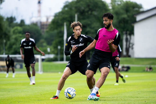 Victor Goncalves Andersson och Ahmad Faqa