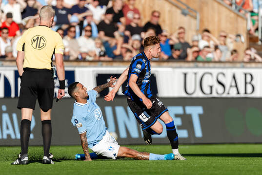 Malmö FFs Sergio Pena och Sirius August Ljungberg