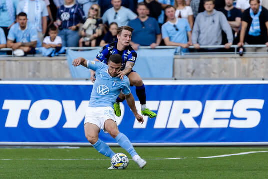 Sirius Noel Milleskog och Malmö FFs Gabriel Busanello