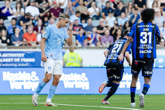 Malmö FFs Erik Botheim deppar