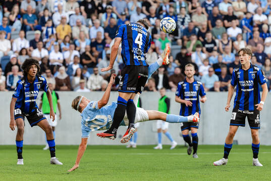 Malmö FFs Erik Botheim och Sirius Henrik Castegren