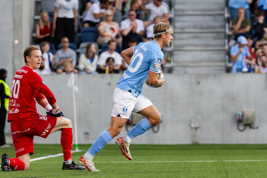 Malmö FFs Erik Botheim jublar