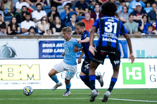 Malmö FFs Hugo Bolin och Sirius Dennis Widgren