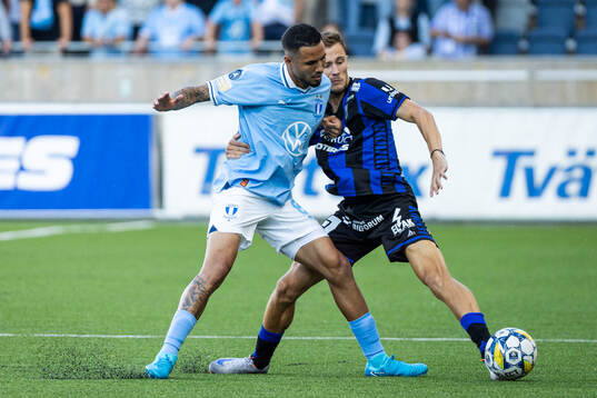 Malmö FFs Sergio Pena och Sirius Melker Heier