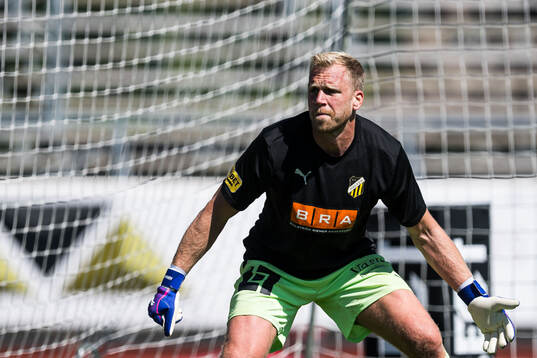 Häckens målvakt Peter Abrahamsson