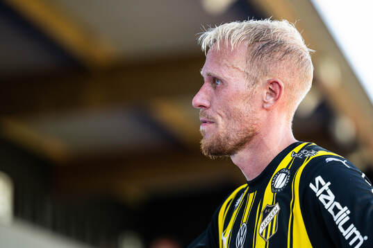 Häckens Mikkel Rygaard Jensen deppar