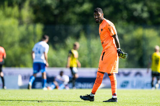 Värnamos målvakt Jonathan Ursin Rasheed