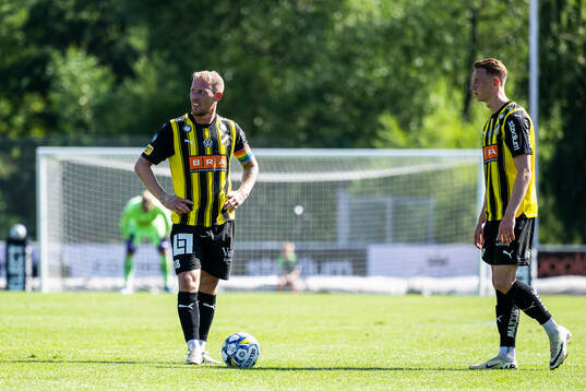 Häckens Mikkel Rygaard Jensen och Julius Lindberg