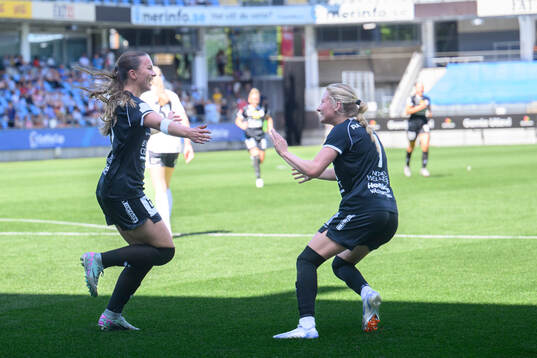 Uppsalas spelare jublar