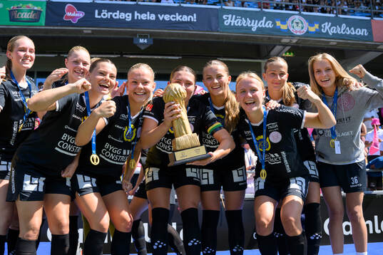 Uppsalas spelare jublar