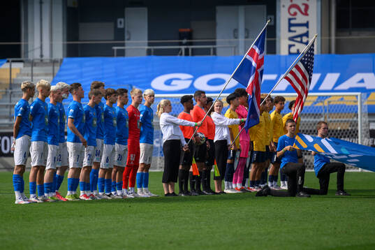 Under B16 finalen mellan Stjarnan och Norcal Premier PDP