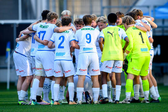 Lillehammers spelare jublar